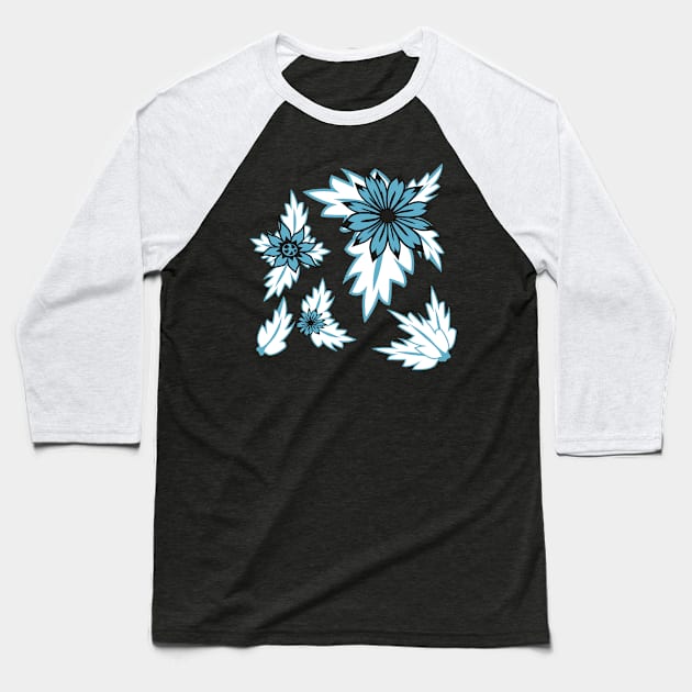 Wildflowers Baseball T-Shirt by Eskimos